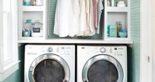 Beautifully Organized Small Laundry Rooms | Guest Bath | Laundry
