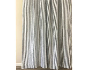 Striped curtain | Etsy