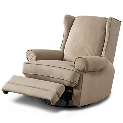 Amazon.com: BONZY Swivel Glider Recliner Chair Nursery Elderly Sofa