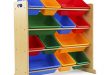 Amazon.com: Tot Tutors Kids' Toy Storage Organizer with 12 Plastic