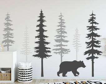 Tree wall decal | Etsy