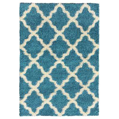 MAXY HOME - Turquoise - Area Rugs - Rugs - The Home Depot