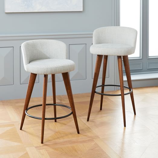 Abrazo Upholstered Bar + Counter Stools | west elm