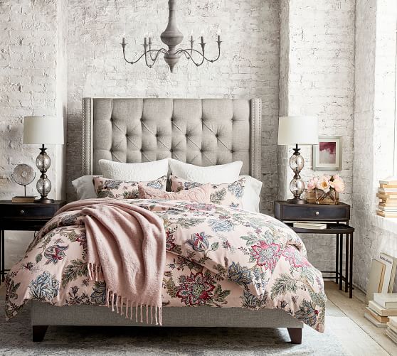 Upholstered Beds, Upholstered Bed Frames & Fabric Beds | Pottery Barn