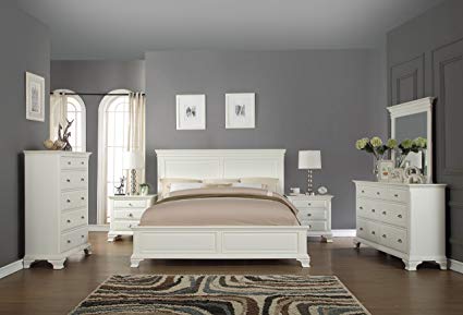 Amazon.com: Roundhill Furniture B012KDMN2C Bedroom Furniture Bed