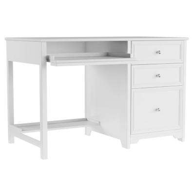 White - Computer Desk - Desks - Home Office Furniture - The Home Depot