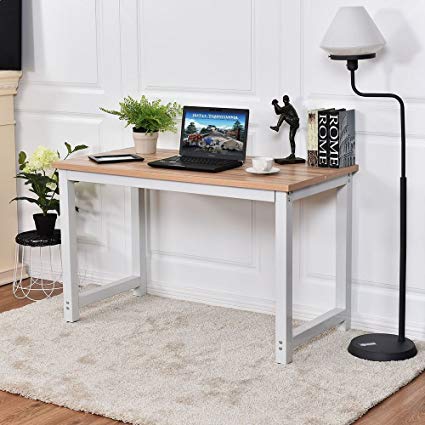 Amazon.com: CHEFJOY Computer Desk PC Laptop Table Wood Work-Station