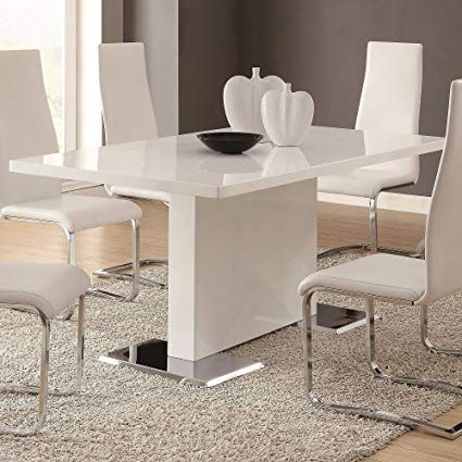 A White Dining Table Matches any Theme in
Your Dining Room