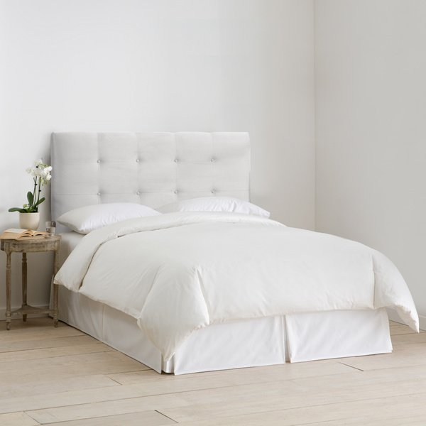 White Headboard for Added Comfort of Your
  Bed