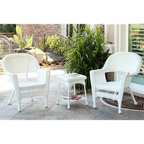 White Wicker Furniture: Amazon.com