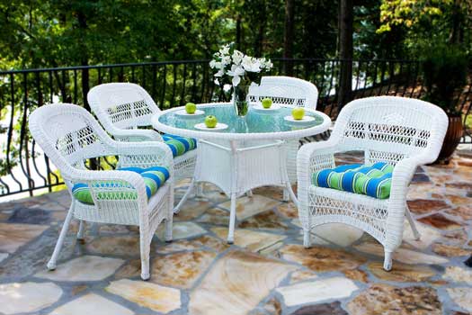 White Outdoor Wicker Furniture - 20 Sets to Choose From!