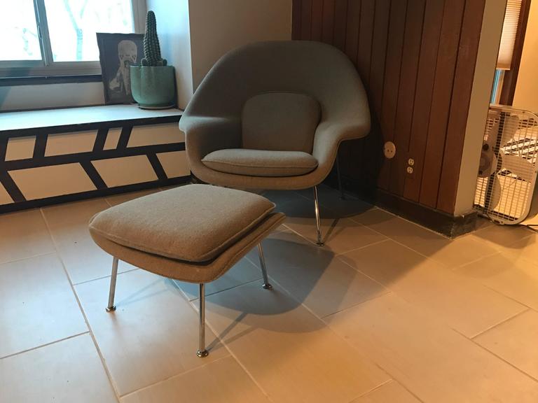 Eero Saarinen Child Size (Medium) Womb Chair and Ottoman for Knoll