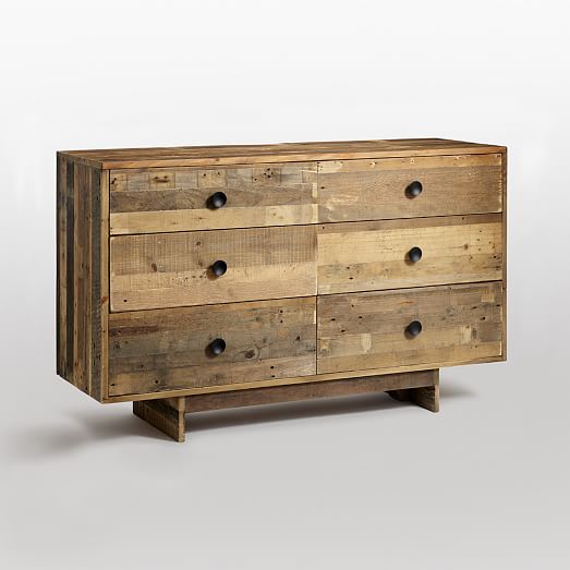 Emmerson® Reclaimed Wood 6-Drawer Dresser - Natural | west elm