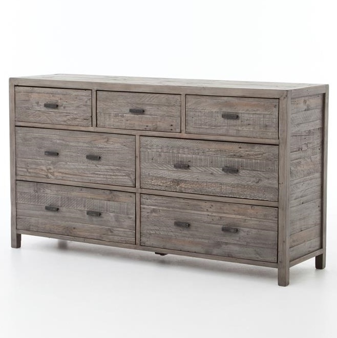 Caminito Grey Reclaimed Wood 7 Drawer Dresser | Zin Home