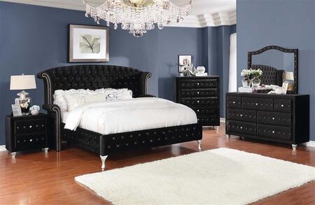 Coaster Deanna Collection 206101Q-S5 5-Piece Bedroom Set with .