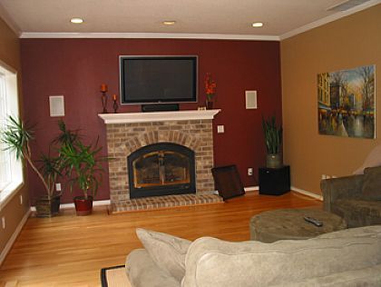 RPCLRAW44 || Rustic Paint Colors Living Room Accent Wall || Wtsenat