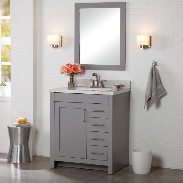 Home Decorators Collection Westcourt 30 in. W x 21 in. D Bathroom .