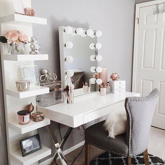 Some pretty vanity inspo via Pinterest #houseofpretty | Room .