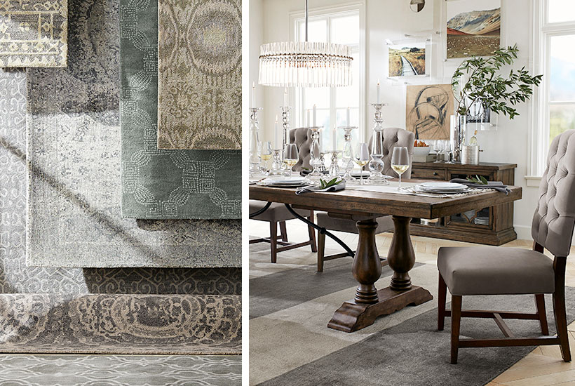 How to Choose the Perfect Rug for Your Dining Room | Pottery Ba