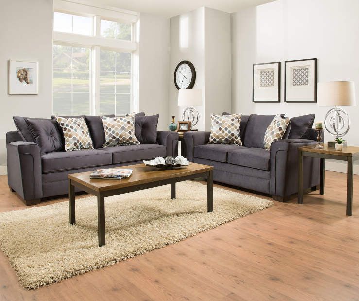Lane Home Solutions Cooper Slate Sofa - Big Lots | Slate sofa .