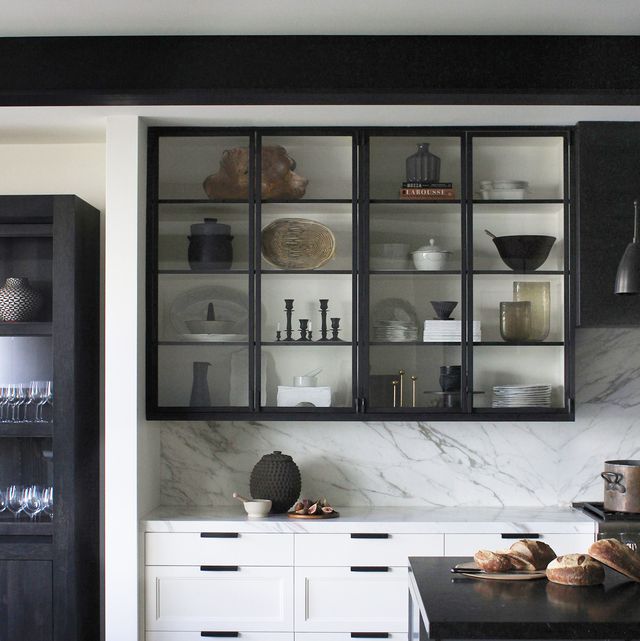 21 Black Kitchen Cabinet Ideas - Black Cabinetry and Cupboar