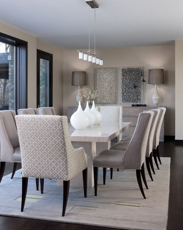 40+ Beautiful Modern Dining Room Ideas - Hative | Modern dining .