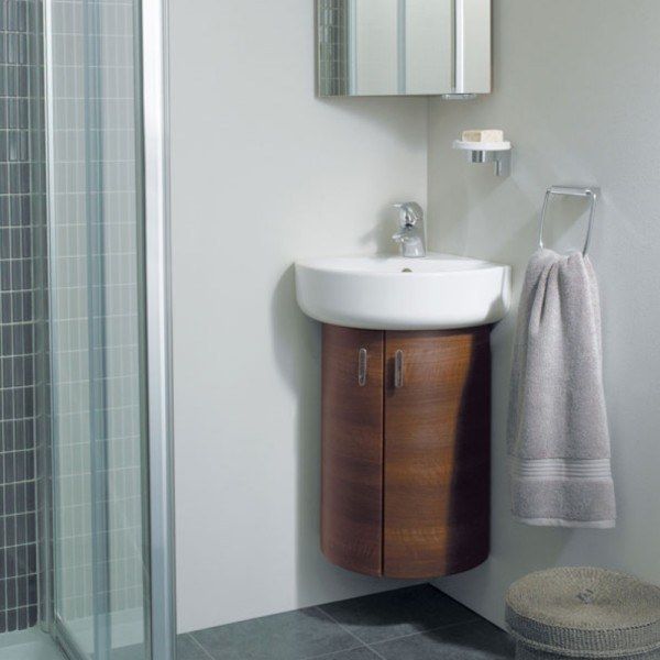 20 Beautiful Corner Vanity Designs For Your Bathroom - Housely .