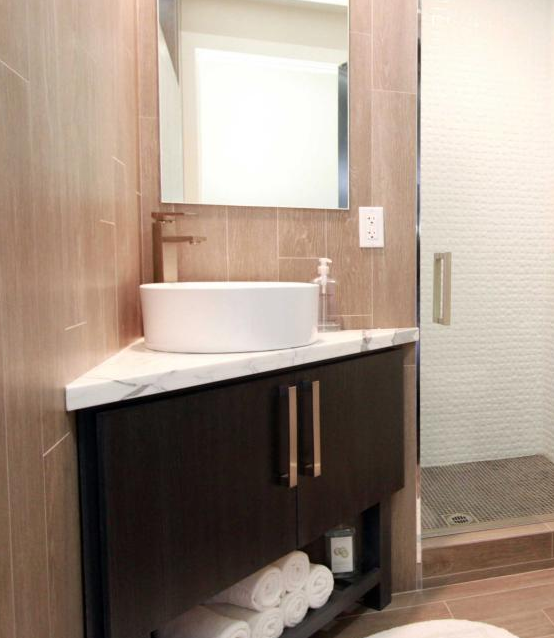 √ 25 Best Corner Bathroom Vanity Ideas for 2018 - Rumah Minimal