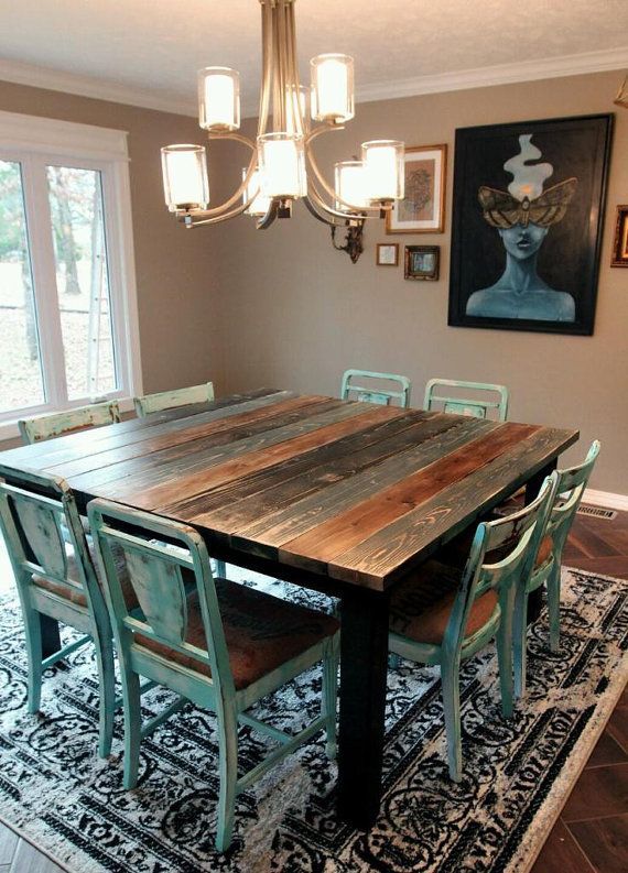 Farmhouse dining table is a great addition to create rustic, cozy .