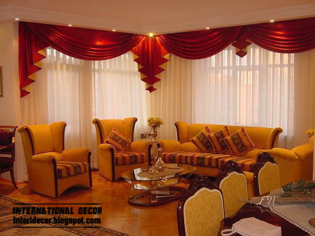 Curtains catalog designs, styles, colors for Living ro