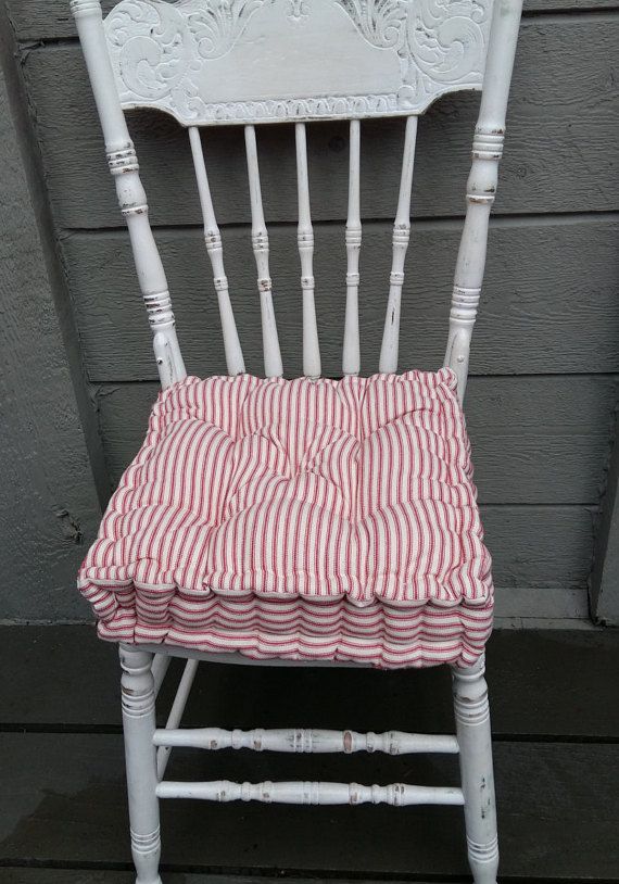 Farmhouse Chair Cushion | Etsy | Farmhouse chairs, Chair cushions .