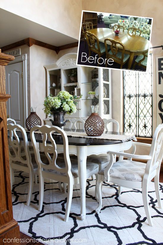 Dining Table Makeover, Take One | Dining table makeover, Dining .