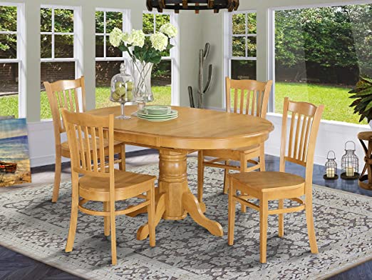 Amazon.com: East West Furniture dining room table set 4 Wonderful .