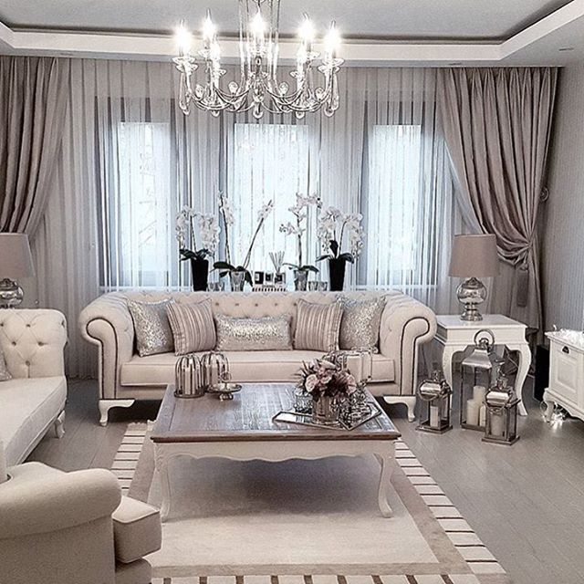 20 Curtain Ideas for Your Luxurious Living Room in 2020 | Curtains .