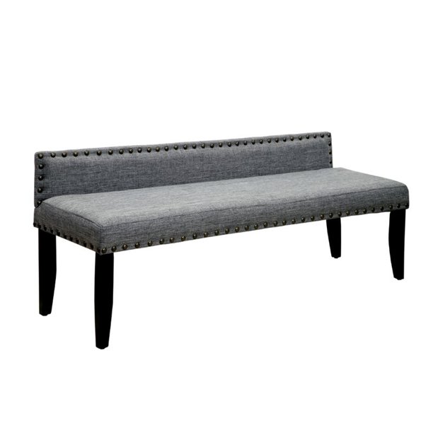 Furniture of America Handel Linen Bedroom Bench in Gray - Walmart .