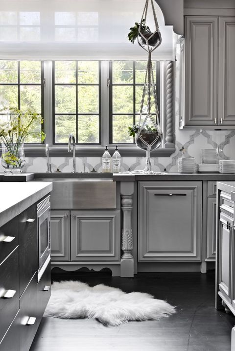 32 Best Gray Kitchen Ideas - Photos of Modern Gray Kitchen .