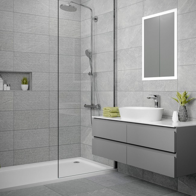 Malvern Grey Floor | Bathroom Floor Tiles | Porcelain Supersto