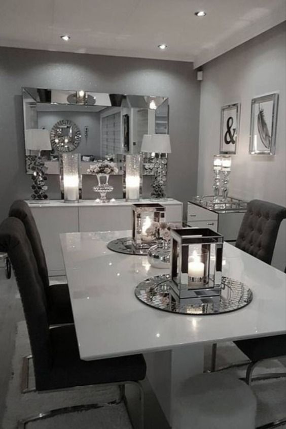 SANDOR 2" White Glass & White High Gloss Extendable Dining Table .
