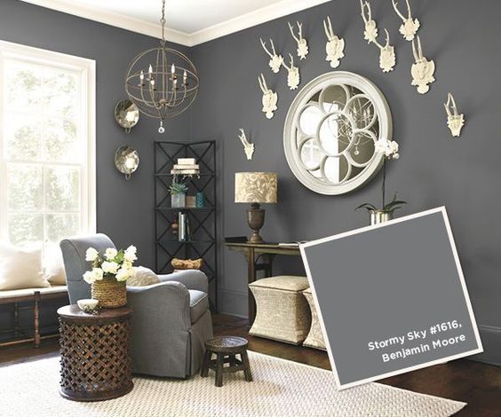 Grey Paint Colors for Living Room
