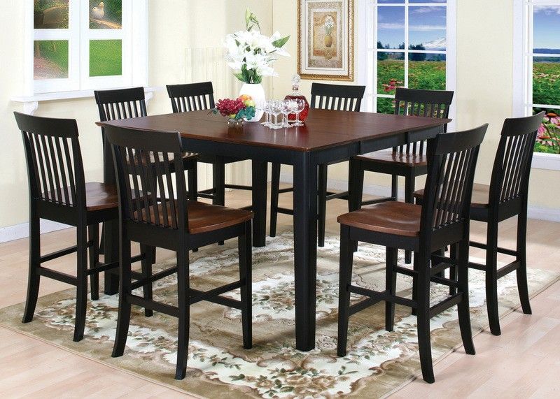 High Top Kitchen Table Set – lanzhome.com in 2020 | Tall kitchen .