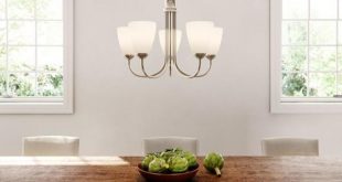 Progress Lighting Gather Collection 20.5 in. 5-Light Brushed .