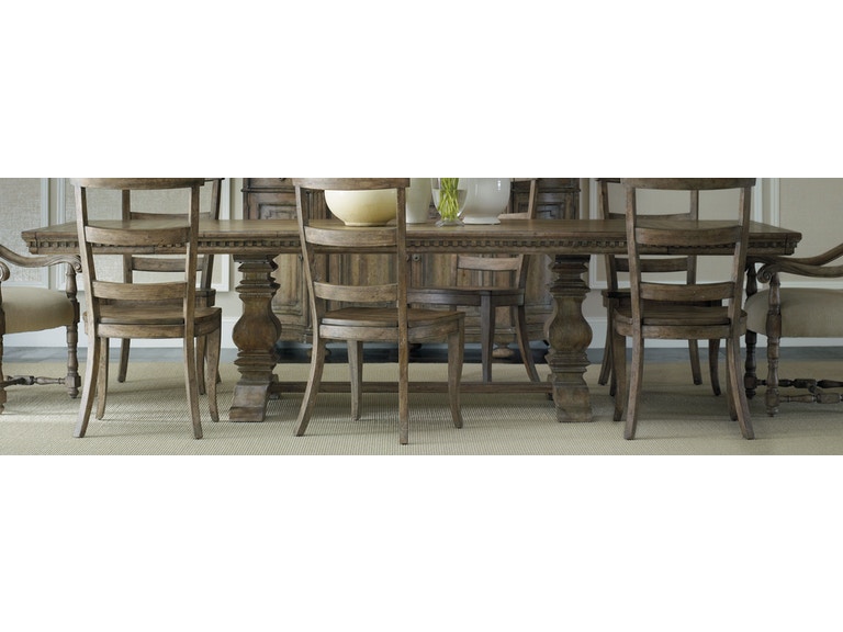 Hooker Furniture Dining Room Sorella Rectangle Dining Table w/2-18 .