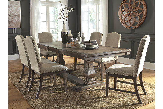 Johnelle Dining Table and 6 Chairs Set | Ashley Furniture HomeSto