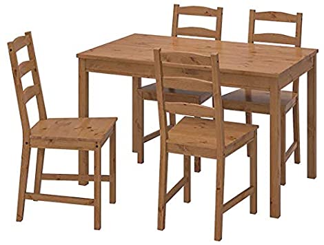 Amazon.com - Ikea JOKKMOKK table, Brown - Table & Chair Se