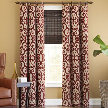 Palais Grommet-Top Curtain Panel - jcpenney | Dining room curtains .