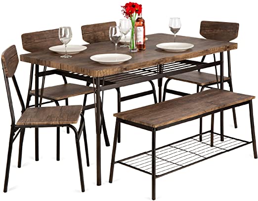Amazon.com - Best Choice Products 6-Piece 55in Wooden Modern .