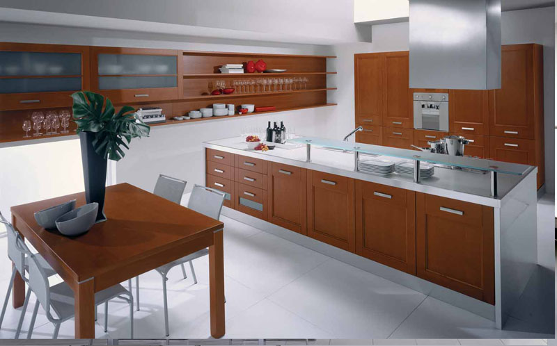Modern Kitchen Cabinets Pictures Spacious Wooden Accents Ideas .