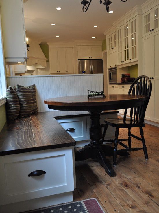 Kitchen Tables With Bench Seats Design, Pictures, Remodel, Decor .
