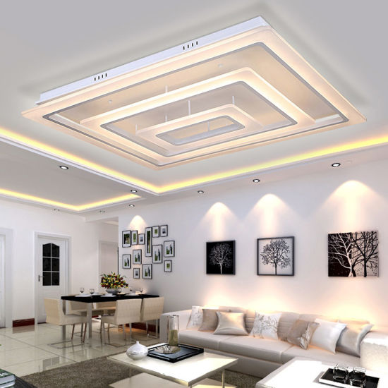 China Rectangular LED Ceiling Light for Living Room Modern .