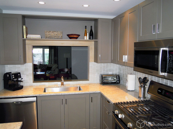 Painted Kitchen Cabinets - Contemporary - Kitchen - Minneapolis .